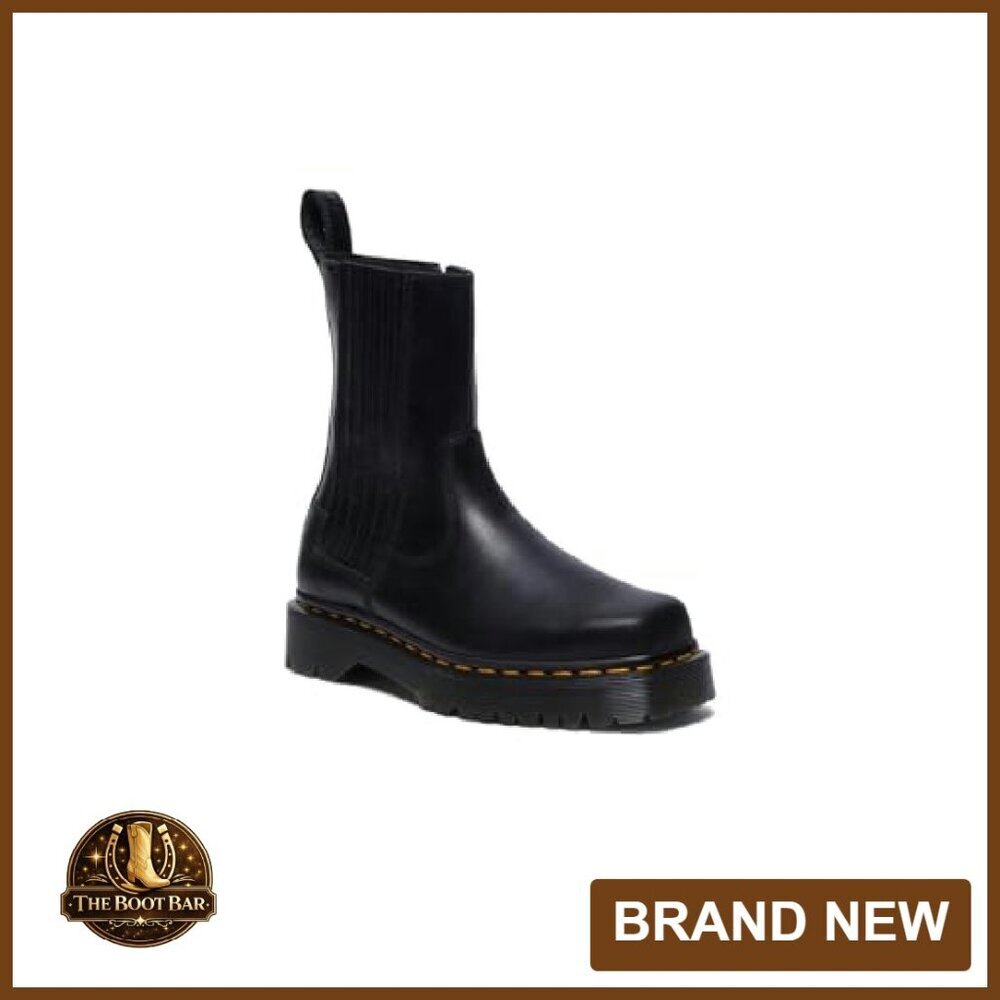 Leather Pull-On Boots with Elastic Panels, Bex Sole, Size Available - Picture 6 of 6